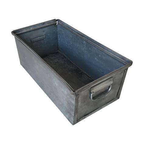 metal storgage box|7x14x2' high metal storage box.